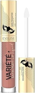 Eveline Cosmetics Variete Satin Mat Lip Hyaluronik Asitli Likit Ruj 4,5Ml ürün görseli 1