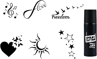 Sonsuz Kalpler Spray Tattoo Geçici Sprey Dövme Seti ürün görseli 1