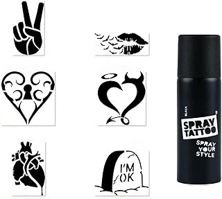 Aşkın Zaferi Spray Tattoo Geçici Sprey Dövme Seti ürün görseli 1