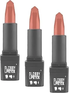 Alix Avien Uzun Süre Kalıcı Yoğun Renk Veren Nemlendirici Parlak Ruj - Glossy Lipstick 304 Nude Apricot (3 Paketi) ürün görseli 1