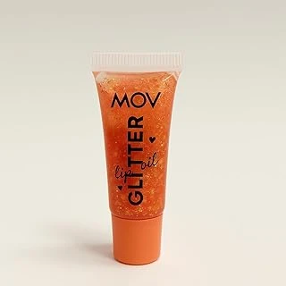 Mov Glitter Lip No:03 – Turuncu Parlak Simli Lip Gloss/Dudak Parlatıcısı – Uzun Süre Kalıcı & Işıltılı Etki ürün görseli 1
