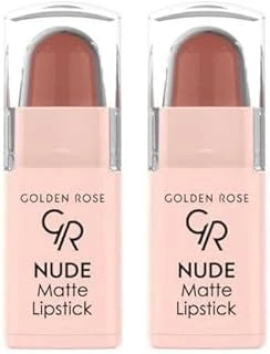 Nude Matte Lipstick (Mini) No:02 - Ruj 2Li Paket ürün görseli 1