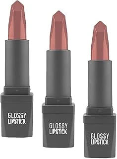 Alix Avien 315 Glossy Plum Parlak Ruj - Nemlendirici Etkili Pürüzsüz Dudak Görünümü - Glossy Lipstick (3 Paketi) ürün görseli 1