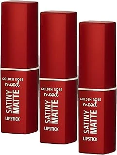 Mood Satiny Matte Lipstick No:05 Burnt Blush - Mat Ruj (3 Paketi) ürün görseli 1