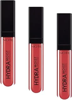 Note Cosmetics Hydramoist Lipgloss Nemlendirici Dudak Parlatıcısı - 08 Party Mood - Kırmızı (3 Paketi) ürün görseli 1