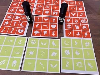 2 Dark Siyah Spray Tattoo 81 Desen Hediyeli Geçici Dövme Seti ürün görseli 1