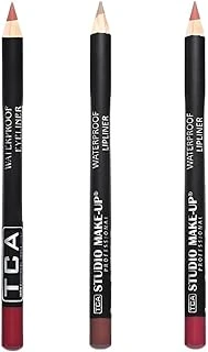 Tca Studio Make-Up Professional Make Up 3'Lü Renkli Waterproof Lipliner Dudak Kalemi ürün görseli 1