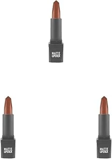 Alix Avien Yoğun Renk Veren Uzun Süre Kalıcı Nemlendirici Kadifemsi Mat Ruj - Matte Lipstick 403 Caramel Nude (3 Paketi) ürün görseli 1