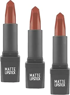 Alix Avien Yoğun Renk Veren Uzun Süre Kalıcı Nemlendirici Kadifemsi Mat Ruj - Matte Lipstick 406 Terracott (3 Paketi) ürün görseli 1