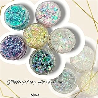 Glitter Göz Farı Seti & Yüz, Saç Vücut Simi ürün görseli 1