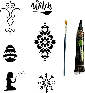 Mandala Kar Tanesi Hint Kınasıyla Geçici Dövme Yapma Kiti ürün görseli 1