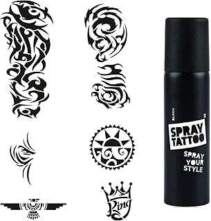Tribal Kol Spray Tattoo Geçici Dövme Seti Dark Sprey Dövme Kiti ürün görseli 1