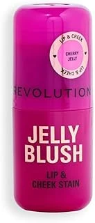 Revolution Jelly Lip & Cheek Cherry Jelly Blush Stick, Pembe ürün görseli 1