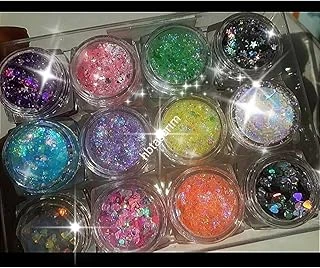Glitter Yüz Saç Vücut Simi 12Li Set ürün görseli 1