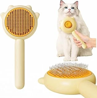 Köpekler İçin Pati Görünümlü Tüy Toplama Tarağı Ergonomik Saplı Kolay Temizlenen Fırça ürün görseli 1