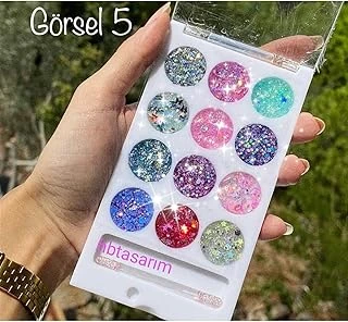 Glitter Jel Far Yüz Saç Vücut Simi ürün görseli 1