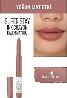 New York Super Stay Ink Crayon Kalem Mat Ruj - 10 Trust Your Gut ürün görseli 1