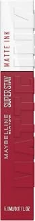 New York Super Stay Matte Ink Likit Mat Ruj - 80 Ruler (Kırmızı/Pembe) ürün görseli 1