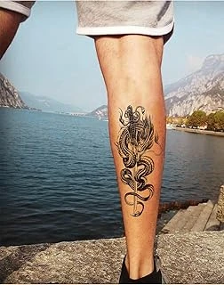 Bearpear Samurai, Ejderha Dövmesi, Geçici Dövme, Unisex Tattoo, Vücut Dövmesi ürün görseli 1