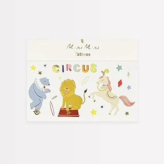 Meri Meri - Circus Temporary Tattoos - Sirk Geçici Dövmeler (X2) ürün görseli 1