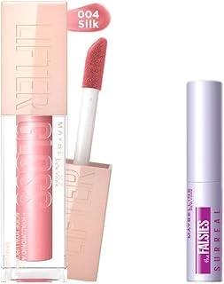 New York Lifter Gloss Nemlendirici Dudak Parlatıcısı 004 Silk & Mini Falsies Surreal Maskara 4.7 Ml Makyaj Seti ürün görseli 1