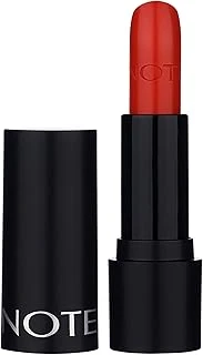 Note Cosmetics Deep Impact Lipstick 12 Flaming Heart Red Kremsi Dokulu Yarı Parlak Ruj, Kırmızı ürün görseli 1