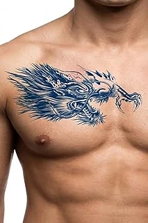 Dragon Pençesi Büyük Boy Bel Göğüs Sırt İçin 1 Ay Kalıcı Yarı Kalıcı Yapıştırma Geçici Dövme 28 Cm ürün görseli 1