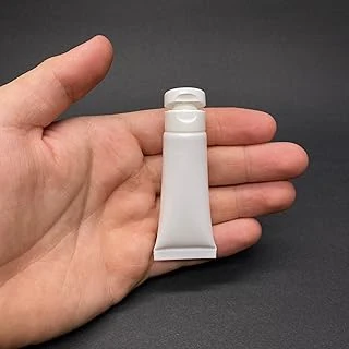 Beyaz Boş Tüpü Fliptop Kapaklı 10Ml, Beyaz Merhem Tüpü, Lipgloss Tüp 10 Ml X 3 Adet ürün görseli 1
