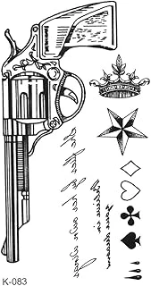 Bearpear Guns And Roses Geçici Dövme Tattoo ürün görseli 1