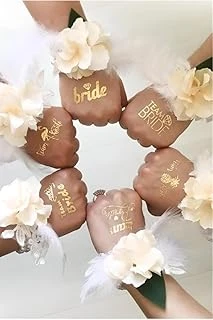 Beysüs Bride To Gold Altın Renk Geçici Dövme 1 Bride 5 Team Bride Bekarlığa Veda Partisi ürün görseli 1
