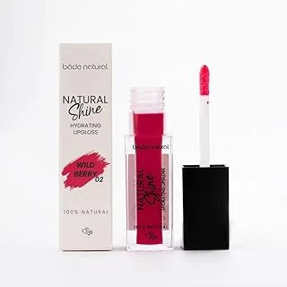 Bade Nemlendirici Lipgloss Wild Berry 02 Dudak Parlatıcısı%100 Doğal ürün görseli 1
