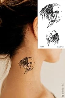 Bearpear Boyun Dövmesi Geçici Melek Dövmesi Tattoo ürün görseli 1