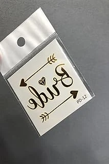 Gold Rengi Bride Arrow Geçici Dövme ürün görseli 1