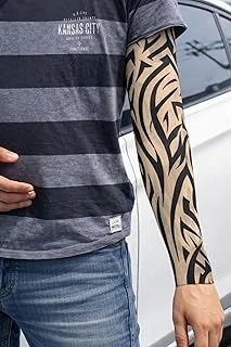Giyilebilir Kol Dövmesi Çorap Dövme 3D Baskılı Kol Bacak Dövme 2 Adet Model 2 (5440) ürün görseli 1