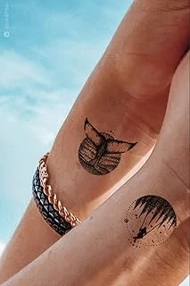 Bearpear Çift Dövmesi Geçici Dövme Couple Tattoo ürün görseli 1