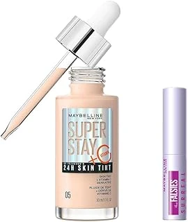 New York Super Stay Skin Tint Fondöten 05 & Mini Falsies Surreal Maskara 4.7 Ml Makyaj Seti ürün görseli 1