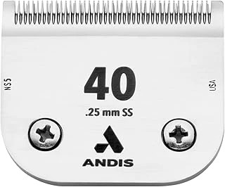 Andis Ceramicedge Karbonla Aşılanmış Çelik Pet Kesme Bıçağı, Boyut-40Ss, 1/100-İnç Kesim Uzunluğu (64350) ürün görseli 1