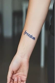 Freedom Yarı Kalıcı Geçici Dövme 1 Ay Kalıcı Yapıştırma Dövme 5X5 Cm ürün görseli 1