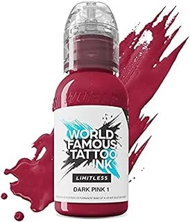 Famous Tattoo Ink Limitless - Dark Pink 1 (30 Ml) ürün görseli 1