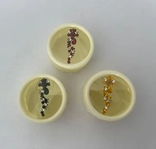 Yapışkanlı Yüz Taşı Face Gems 3 Adet Birden Burun Parmak Hızma Modeli 5 ürün görseli 1