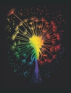 Schmetterling Regenbogen Dandelion Just Pusteblume Breathe Yoga: 101 Mandalas - Malbuch - Lustiges Buntes Pusteblumen Tattoo Geschenk - A4 ... - Antistress - Entspannen - Anti Stress ürün görseli 1