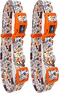 Boyun Tasması – Geri Dönüştürülmüş, Ayarlanabilir, Emniyet Tokalı – Küçük Büyük Irklar Için – Tüy Toplamaz, Yıkanabilir, Airtag & İsimlik Uyumlu, Bone Large (2 Paketi) ürün görseli 1
