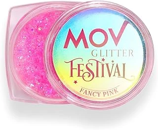 Mov Glitter No:8 Fancy Pink – Festival & Parti İçin Pembe Işıltılı Vücut/Yüz Jeli, Uzun Süre Kalıcı, Tüm Cilt Tipleri İçin – 6 G ürün görseli 1