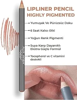 Alix Avien Uzun Süre Kalıcı Dağılma Yapmayan Nemlendirici Dudak Kalemi - Lipliner Pencil 04 Salmon ürün görseli 1