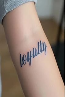 Loyalty Yarı Kalıcı Geçici Dövme 1 Ay Kalıcı Yapıştırma Dövme 5X5 Cm ürün görseli 1