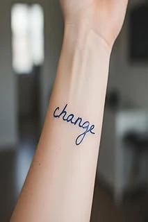 Change Yarı Kalıcı Geçici Dövme 1 Ay Kalıcı Yapıştırma Dövme 5X5 Cm ürün görseli 1