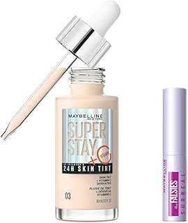 New York Super Stay Skin Tint Fondöten 03 & Mini Falsies Surreal Maskara 4.7 Ml Makyaj Seti ürün görseli 1