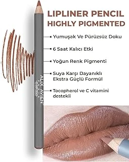 Alix Avien Uzun Süre Kalıcı Dağılma Yapmayan Nemlendirici Dudak Kalemi - Lipliner Pencil 06 Brown ürün görseli 1