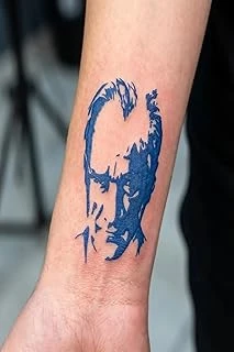 Kemal Atatürk Silüet Yarı Kalıcı Geçici Dövme 1 Ay Kalıcı Yapıştırma Dövme 5X5 Cm ürün görseli 1