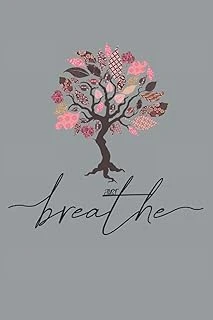 Just Baum Tattoomotiv Sommer Breathe Meditation Yoga Blätter: Notizbuch - Lustiges Frühling Pattern Tattoo Geschenk, Geschenkidee - A5 (6X9) - 120 ... Geburtstag, Lustig, Süß, Cute, Line ürün görseli 1